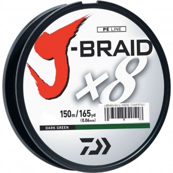 Шнур DAIWA J-Braid X8 0,18мм 150м multicolor Шнур DAIWA J-Braid X8 0,18мм 150м multicolor