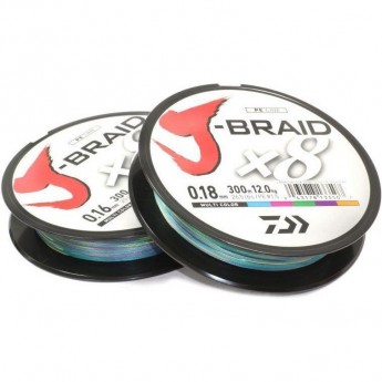 Шнур DAIWA J-Braid X8 0,22мм 300м multicolor Шнур DAIWA J-Braid X8 0,22мм 300м multicolor